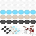 thumbnail image 1 of 48 Pieces Drum Dampener Gels,Silicone Drum Silencers Dampening Gels, Strong Sticky Sound Dampening Pads, Washable Reusable Drum Damper Pads for Drums Tone Control (4 Colors), 1 of 7
