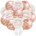 thumbnail image 1 of 48 Pieces Office Leaving Balloons Retirement Party Decorations Rose Gold and White, We Will Miss You Coworker Going Away Balloons for Retirement Job Change Farewell Party Decorations, 1 of 5