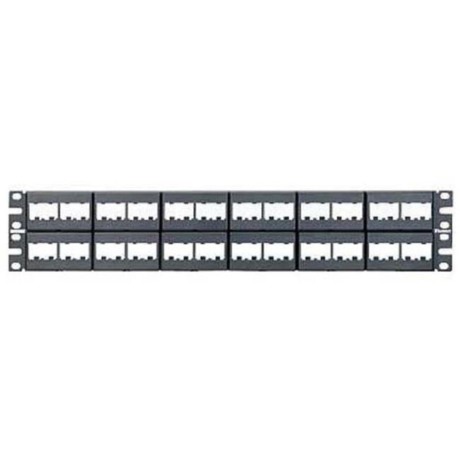 48 Port 12 Factory Installation CFFP4 Patch Panel, Black - Walmart.com