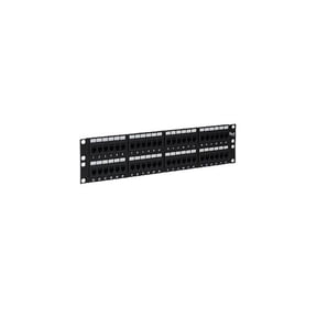 48 Port 2RMS CAT 6 Feed-Thru Patch Panel