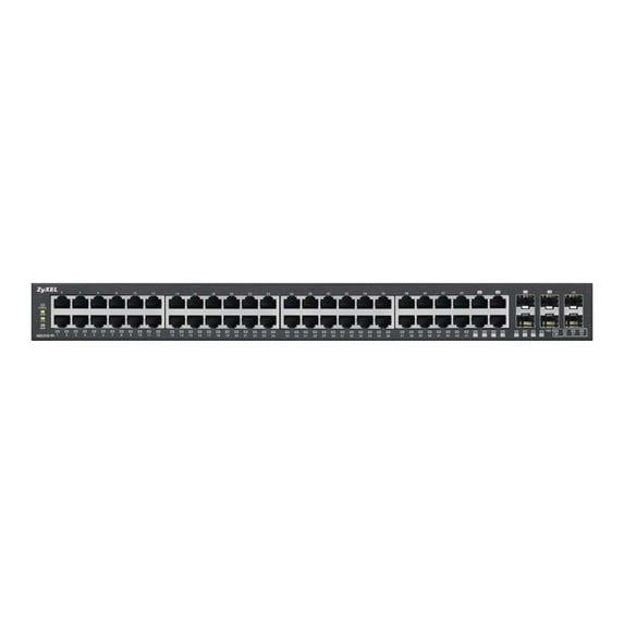 Zyxel XGS1910-48 - Switch - managed - 44 x 10/100/1000 + 4 x combo Gigabit SFP + 4 x 10 Gigabit SFP+ - desktop