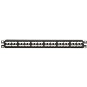 48 Port High Density Modular Patch Panel, Black