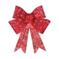 thumbnail image 1 of 48" Pre-Lit Lighted Christmas Bow Decoration with 200 LED Lights, Large Outdoor Holiday Yard Décor, 8 Light Functions, Timer, Weatherproof Hook, Xmas Tree, Wreath, Patio & Home Décor, 1 of 9
