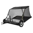 thumbnail image 1 of 48 in Tow Behind Lawn Sweeper 26 cu ft Hopper Pull Behind Yard Sweeper with Adjustable Height Rotating Brush Leaf Grass Debris Collector for Lawn Tractor Garden Farm Efficient Cleaning System, 1 of 8