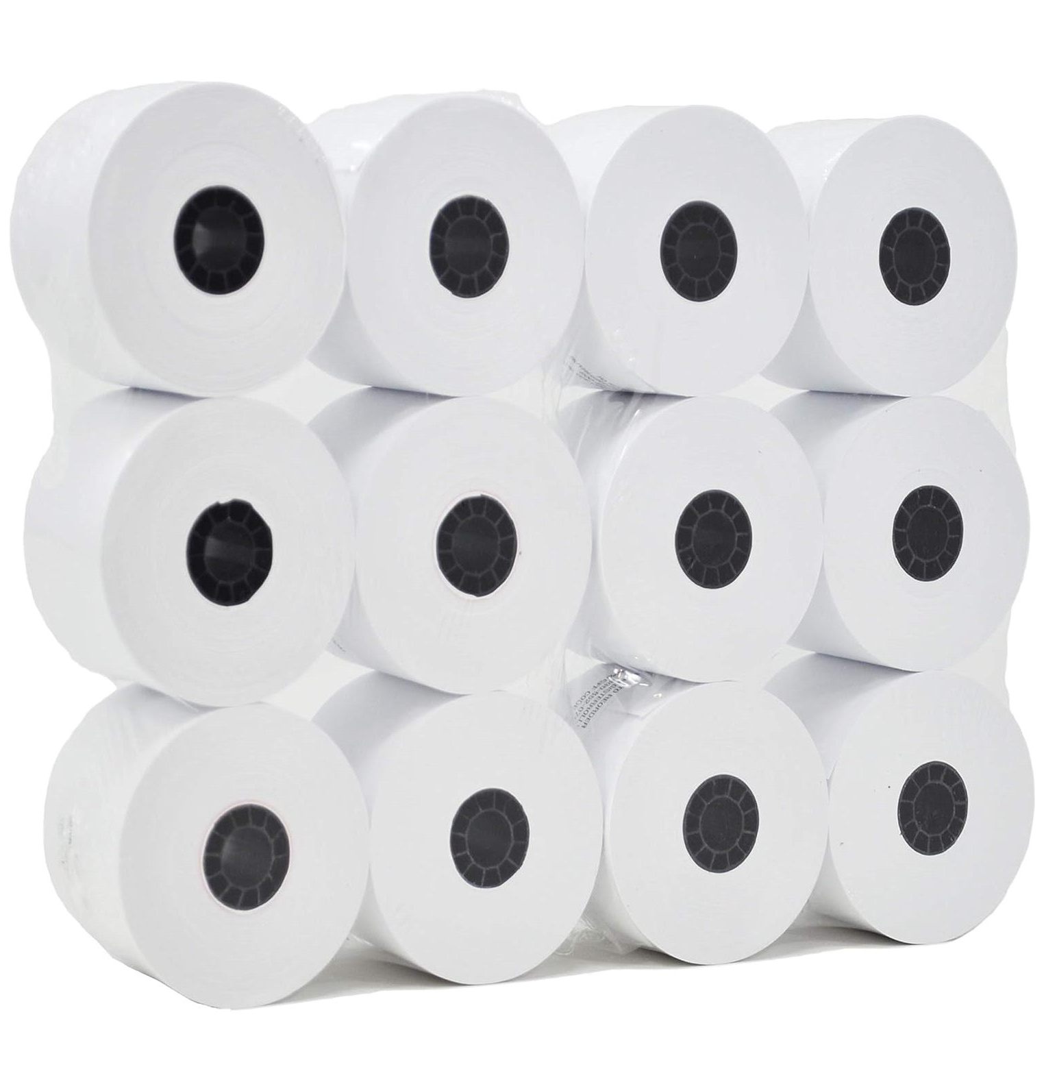 (48 Rolls) Adding Machine/Calculator Roll, 21/4" x 150 ft, White