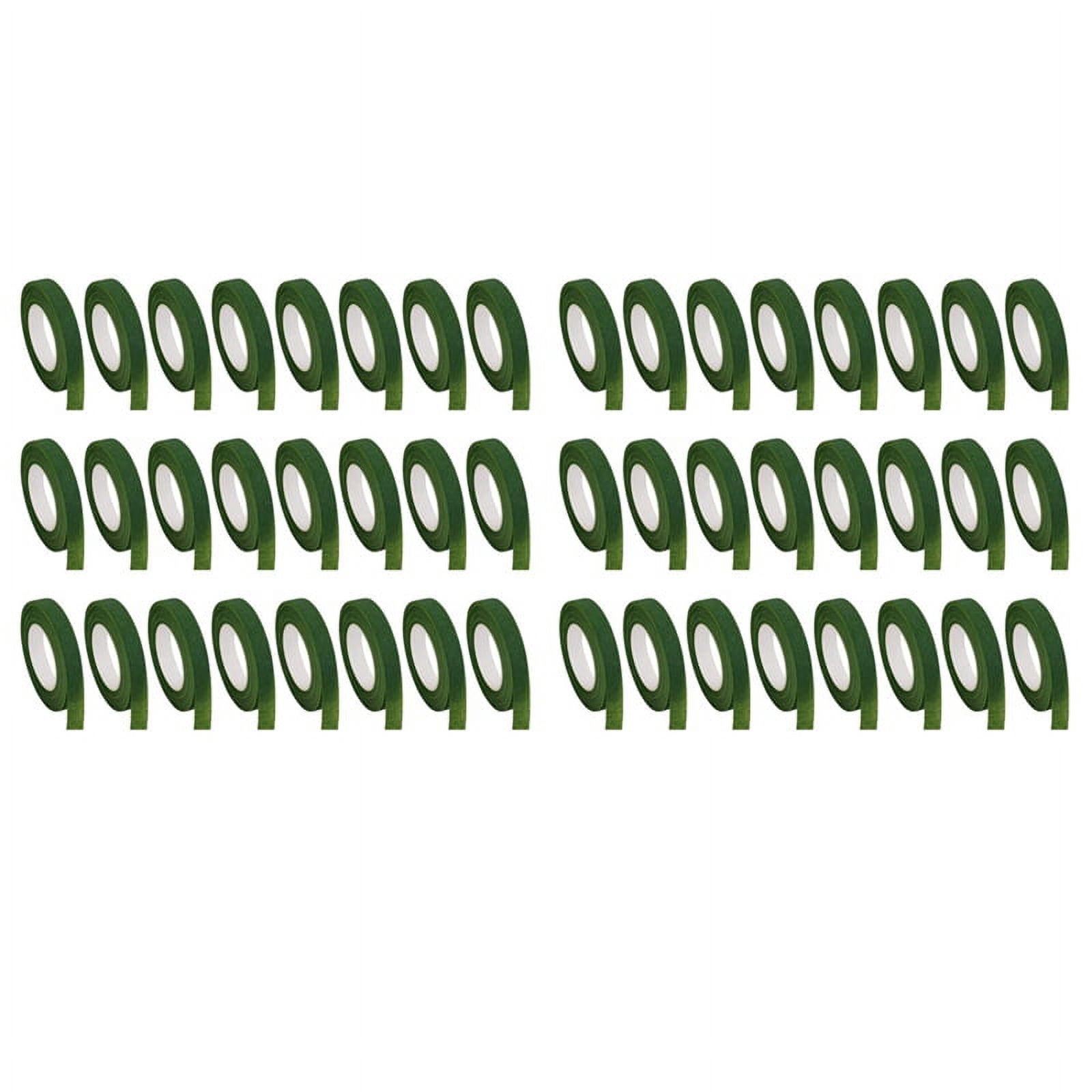 48 Rolls Floral Tape Florist Paper Stem Wrap Tape for Bouquet Stem Wrapping Floral Arrangement(1/2 Inch x 30 Yards)