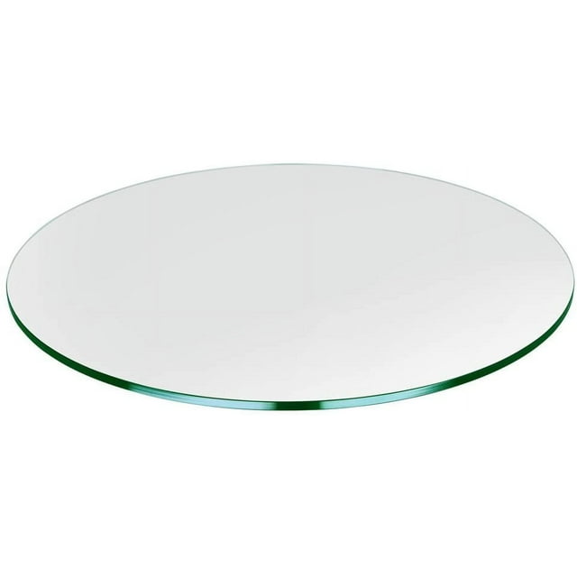 48 " Round Glass Table Top Tempered 1/4 " Thick Flat Polished By