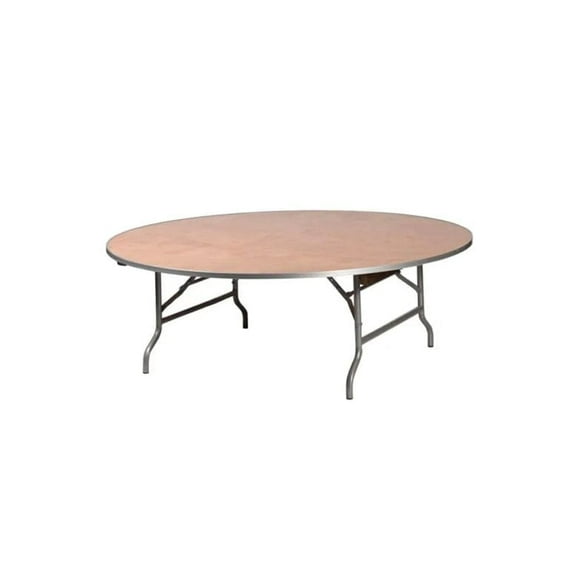 48" Round Heavy Duty Plywood Folding Banquet Table for Kids by Chivari