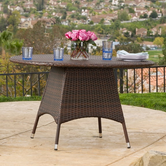 48" Round Wicker Dining Set / Withstands Harsh Weather
