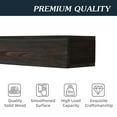 thumbnail image 1 of 48" Rustic Wood Fireplace Mantel,Wall-Mounted & Floating Shelf for Home Decor, 1 of 3