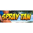 thumbnail image 1 of 48" SPRAY TAN DECAL sticker tanning salon spa lotion, 1 of 1