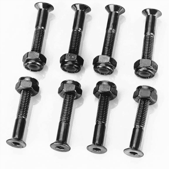 48 Set 1 Inch Skateboard Mounting Hardware Screws Bolts Skateboard Hardware Screws Skateboard Parts