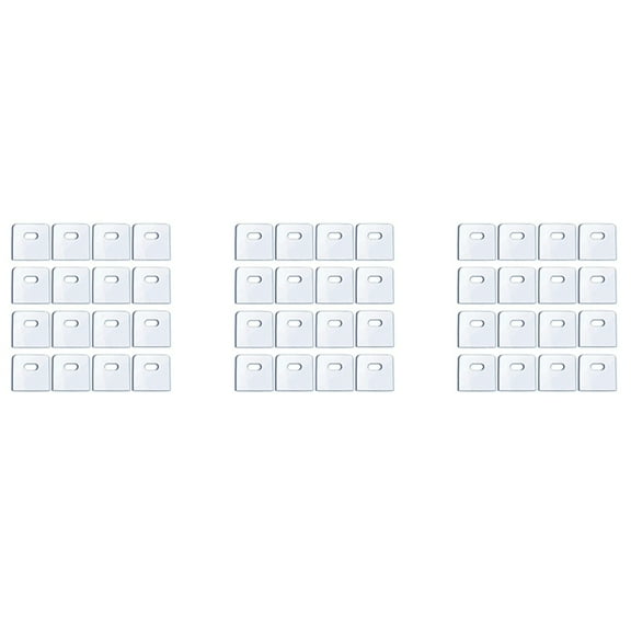 48 Set/ 96 Pieces Clear Vertical Blind Repair Tabs, Vertical Blind Repair Vane Savers, Vertical Blinds Replacement Slats