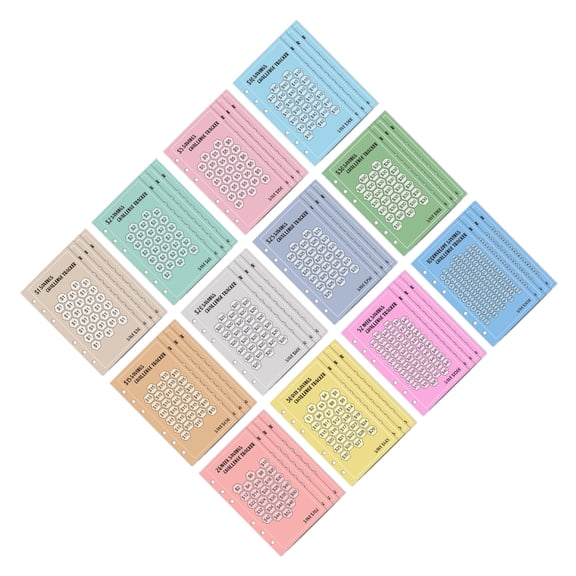 48 Sheets A 6 30 Day Save 52 Weeks Save Challenge USD Envelopes Save Money for Offices Home and School