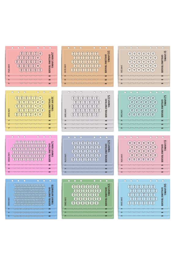48 Sheets Envelopes Save Money A 6 52 Weeks Save Challenge Envelopes Saving Challenge USD Envelopes for Adults
