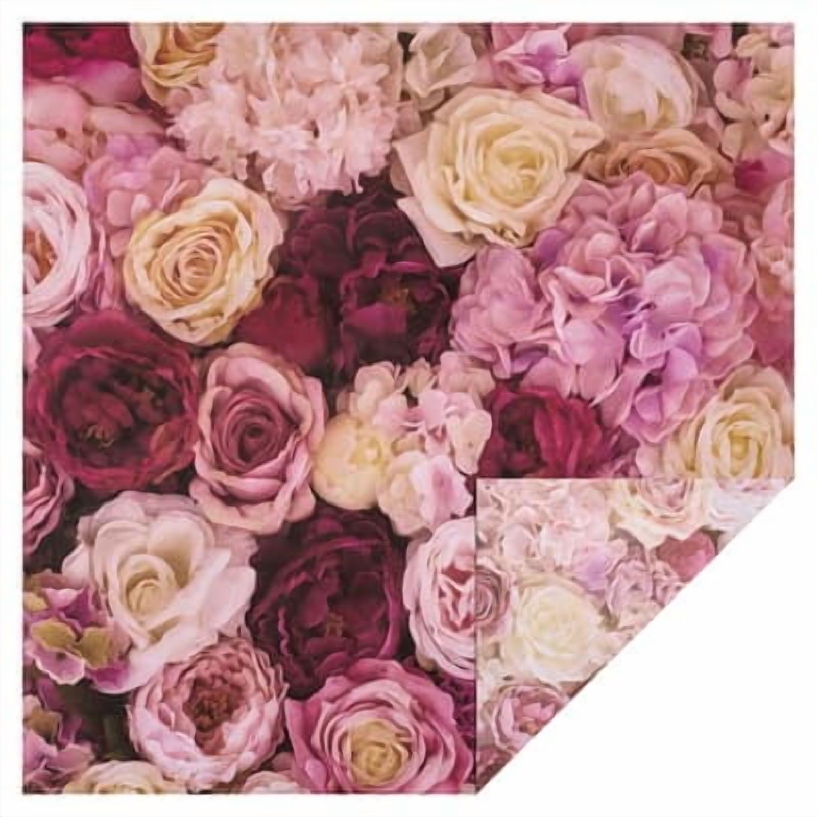 Recollections 48 Sheets Pink Roses 12" x 12" Cardstock Paper - Acid & Lignin Free Paper for Scrapbooks, Arts & Crafts - Bulk Pack