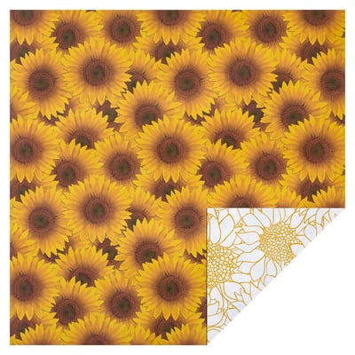 Recollections 48 Sheets Sunflower 12" x 12" Cardstock Paper - Acid & Lignin Free Paper for Scrapbooks, Arts & Crafts - Bulk Pack