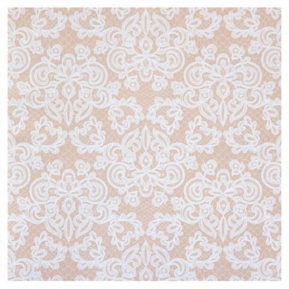 Recollections 48 Sheets White Lace 12" x 12" Cardstock Paper - Acid & Lignin Free Paper for Scrapbooks, Arts & Crafts - Bulk Pack