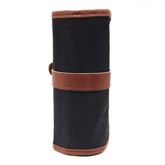 48 Slot Pencil Roll Up Case Pen Curtain Bag Makeup Wrap Holder Storage Pouch Thick Canvas Stationery Organizer