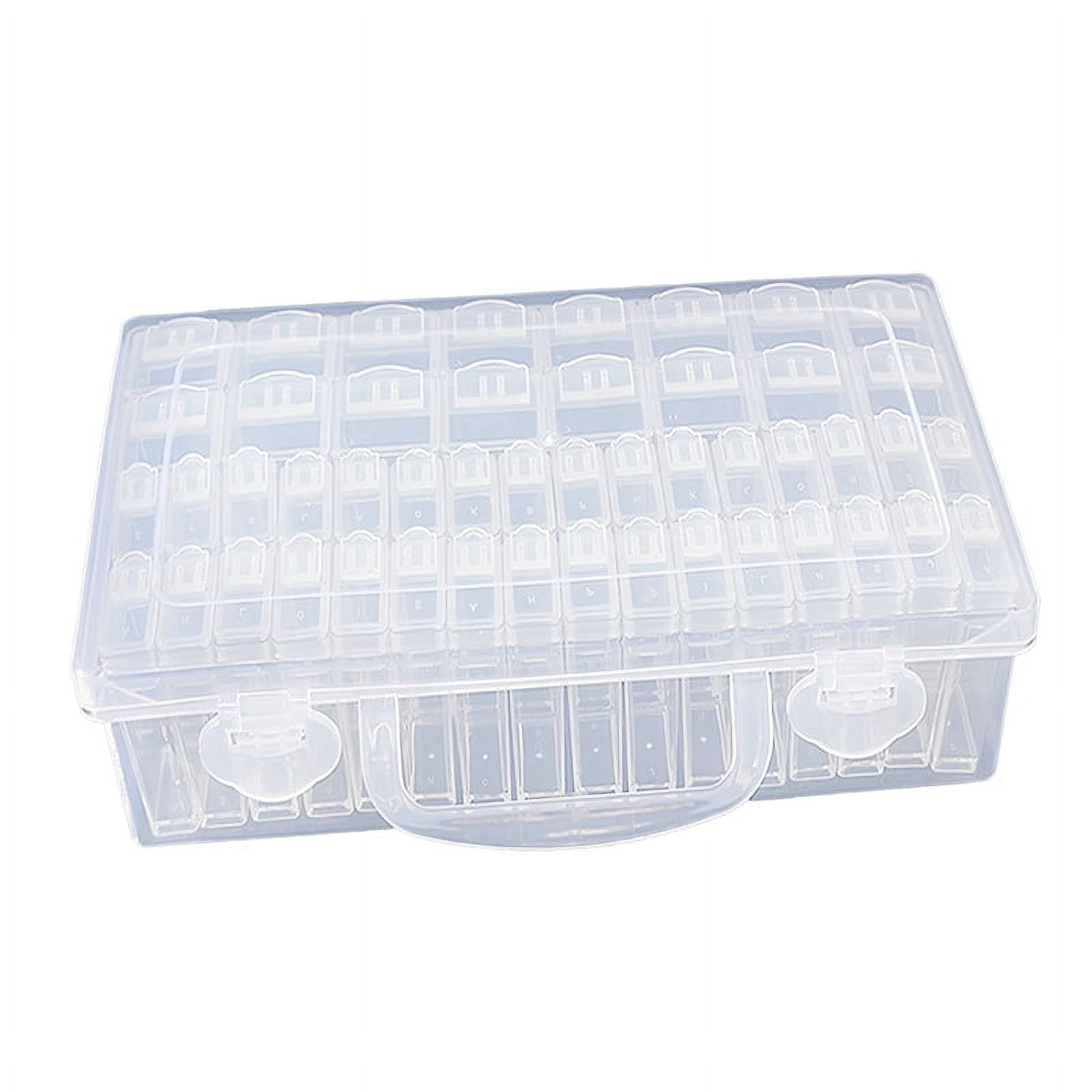 48 Slots Diamond-Painting Storage Containers, Diamond Art Portable Bead Storage Boxes for Diamond-Painting Accessories