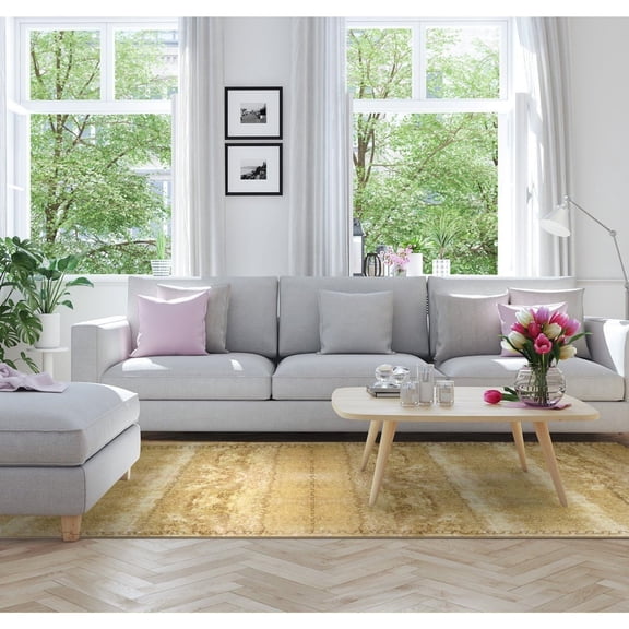 48 Sq. Ft. Wood Grain Floor Tiles Foam Mat EVA Interlocking Mats Tile 3/8-Inch Thick Flooring Wood Puzzle Exercise Mats w/Borders - Home Playroom Basement, Apartment, Trade Show, Baby, Dance