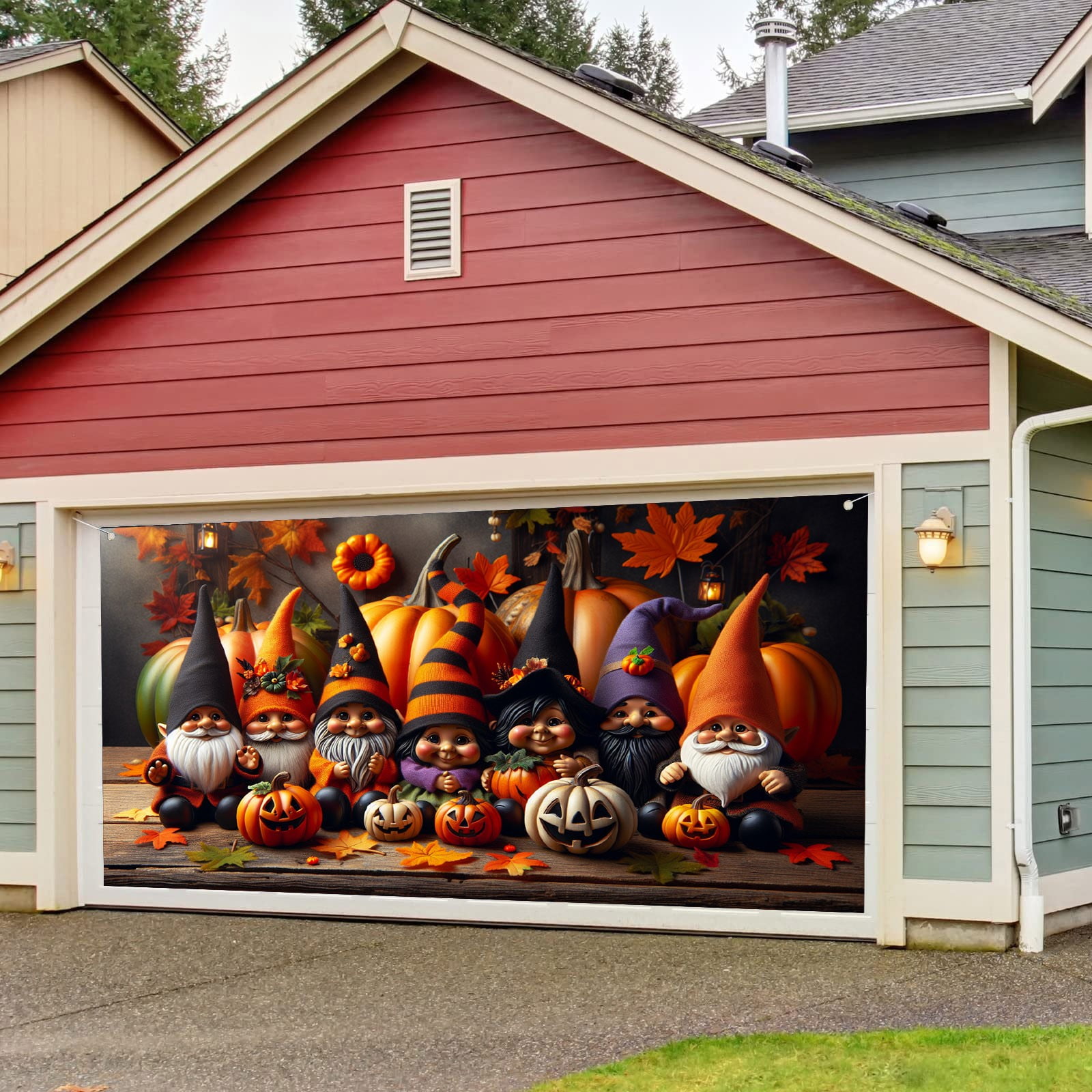 48 Star Flag Vintage Birthday Banners for Adults Car Window Banner