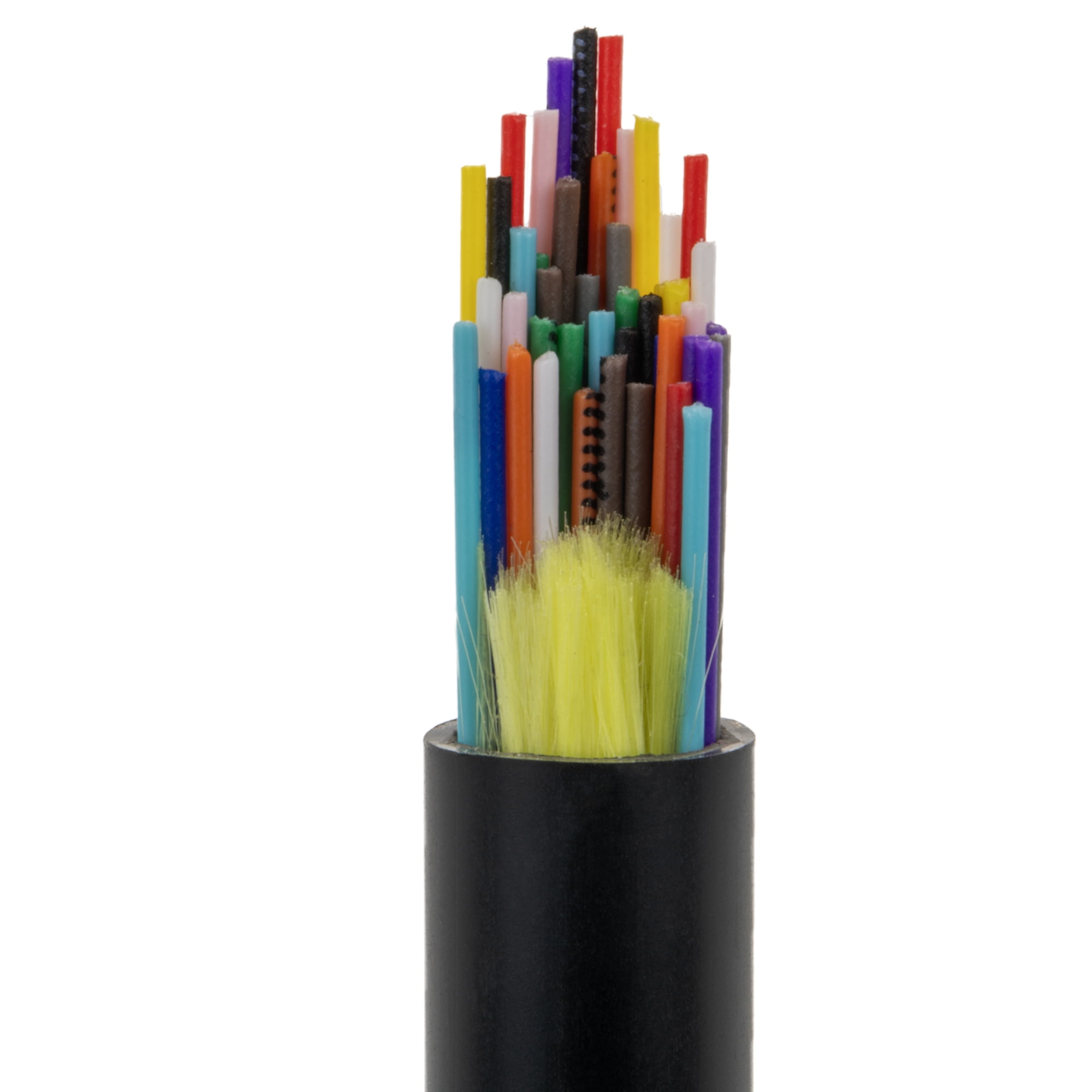 48 Strand Indoor/Outdoor Fiber Optic Cable, OS2 9/125 Singlemode ...