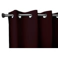 thumbnail image 1 of 48" Tall Grommet Blackout Solid Poplin 56" Wide Curtain, 1 of 4