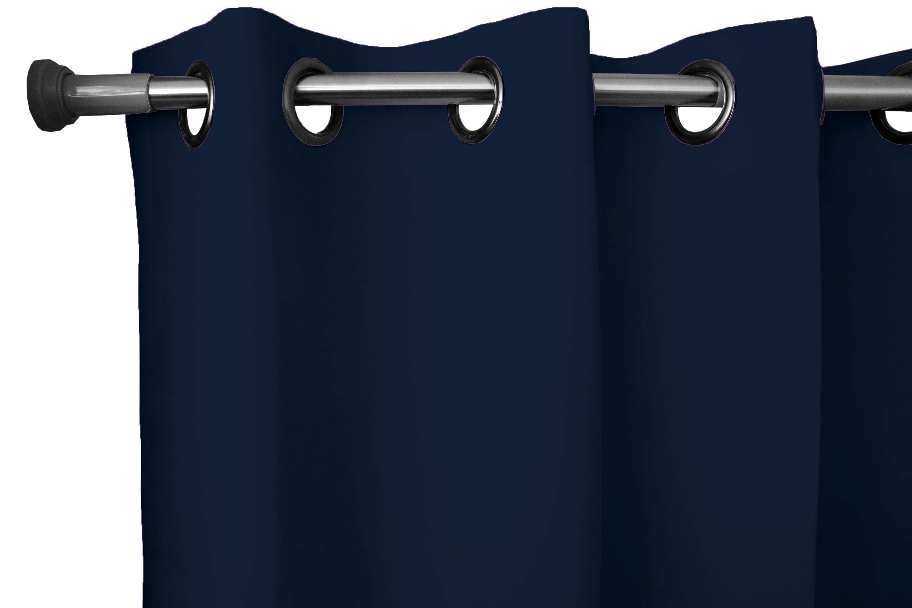 48" Tall Grommet Blackout Solid Poplin 56" Wide Curtain