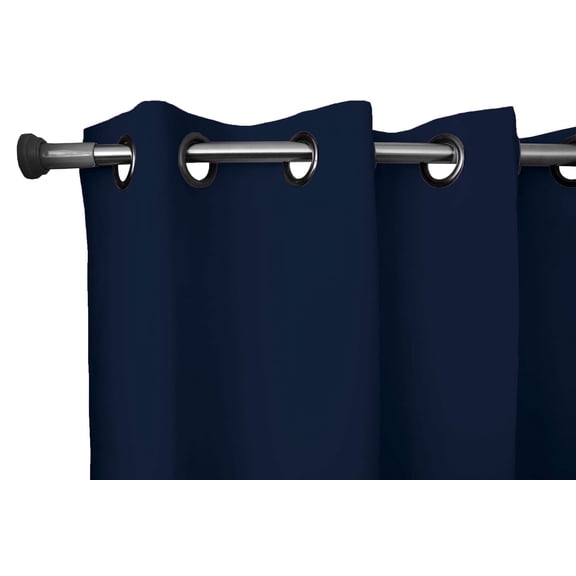 48" Tall Grommet Blackout Solid Poplin 56" Wide Curtain
