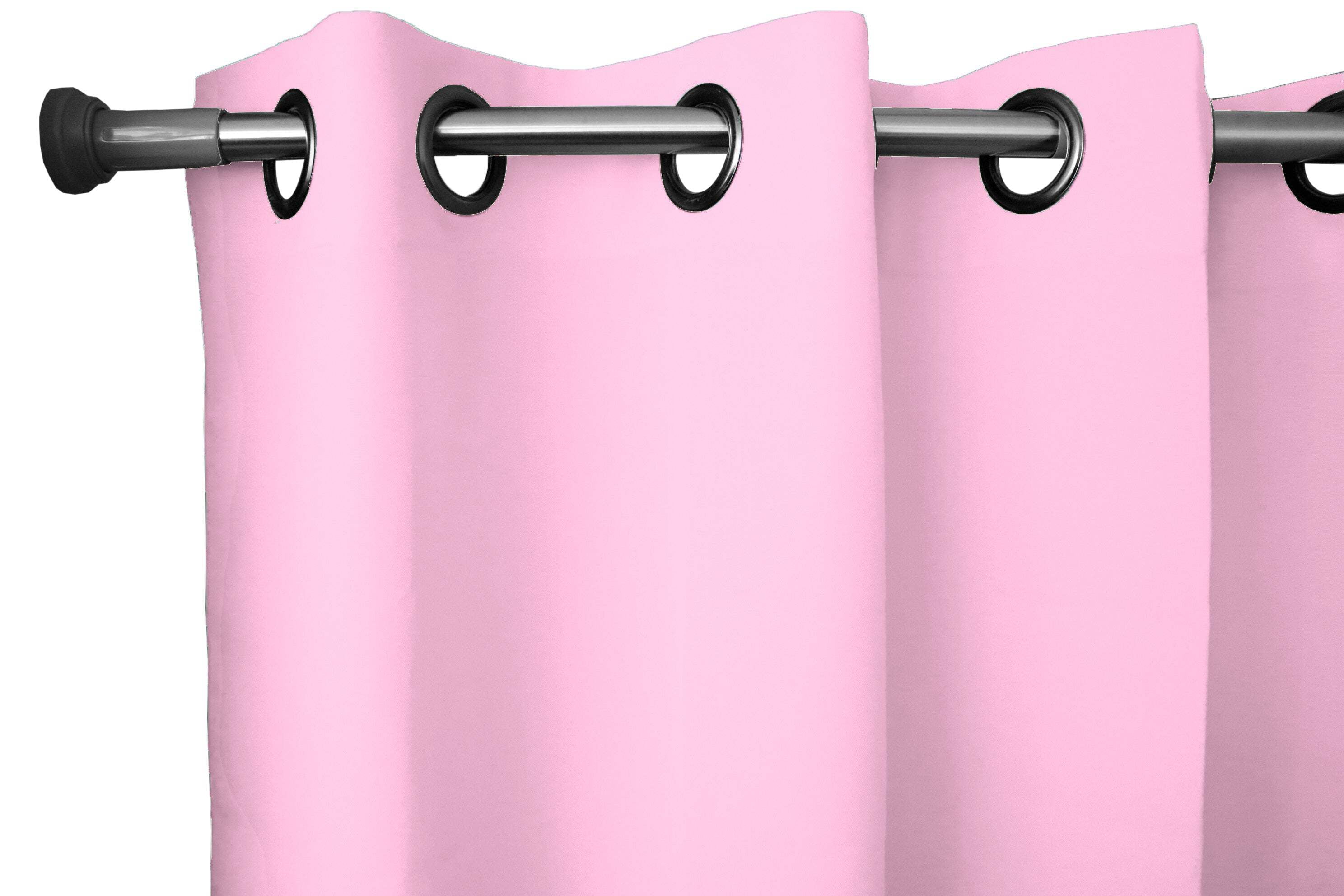 48" Tall Grommet Blackout Solid Poplin 56" Wide Curtain