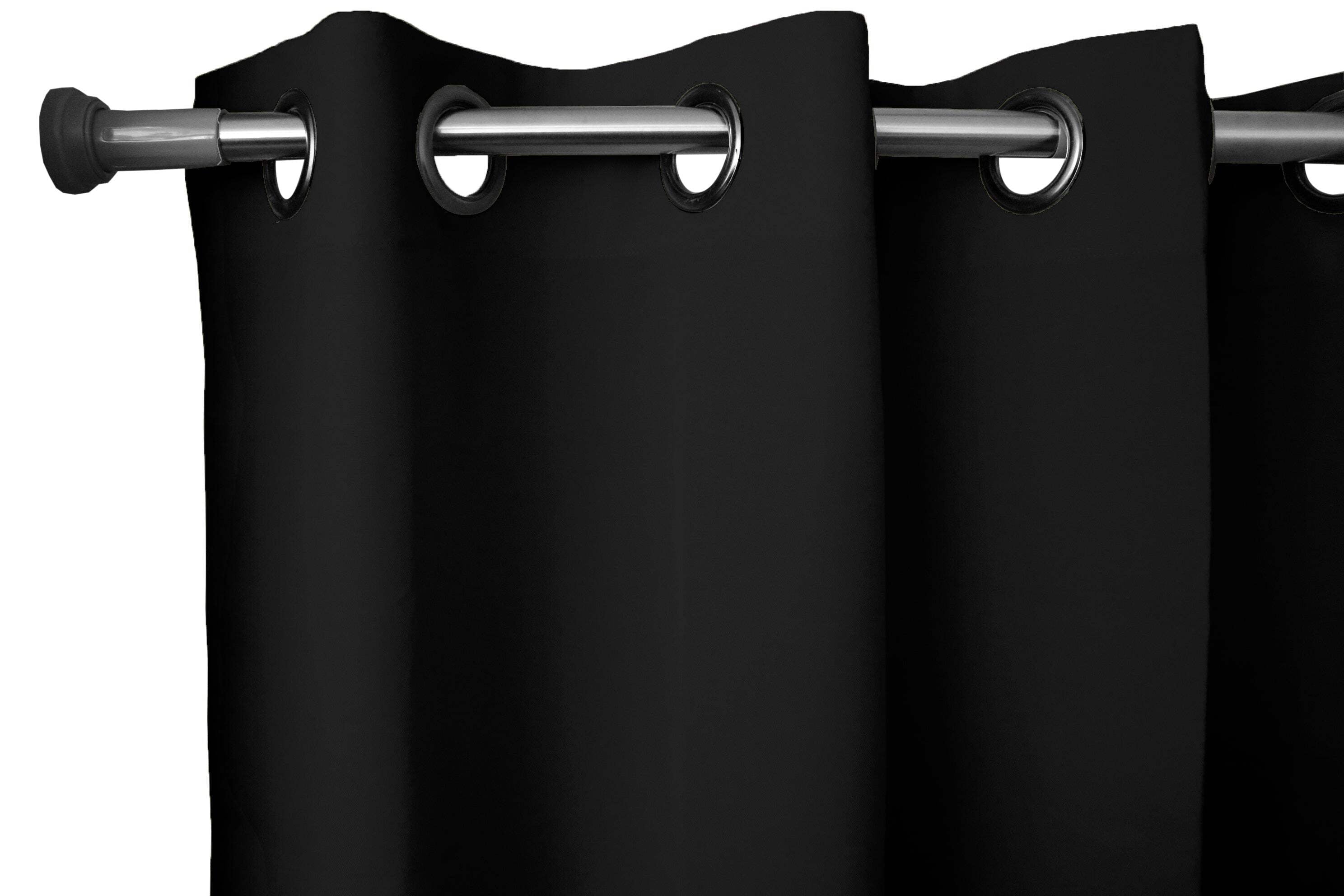 48" Tall Grommet Blackout Solid Poplin 56" Wide Curtain