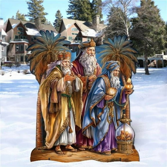 48' Three Wise Men Outdoor Decor by G. Debrekht - Nativity Holiday Dcor
