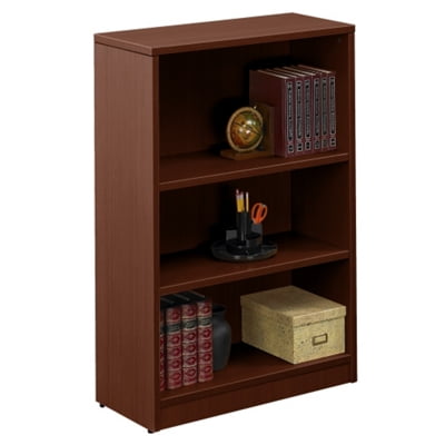 48" ThreeShelf Bookcase American Mahogany