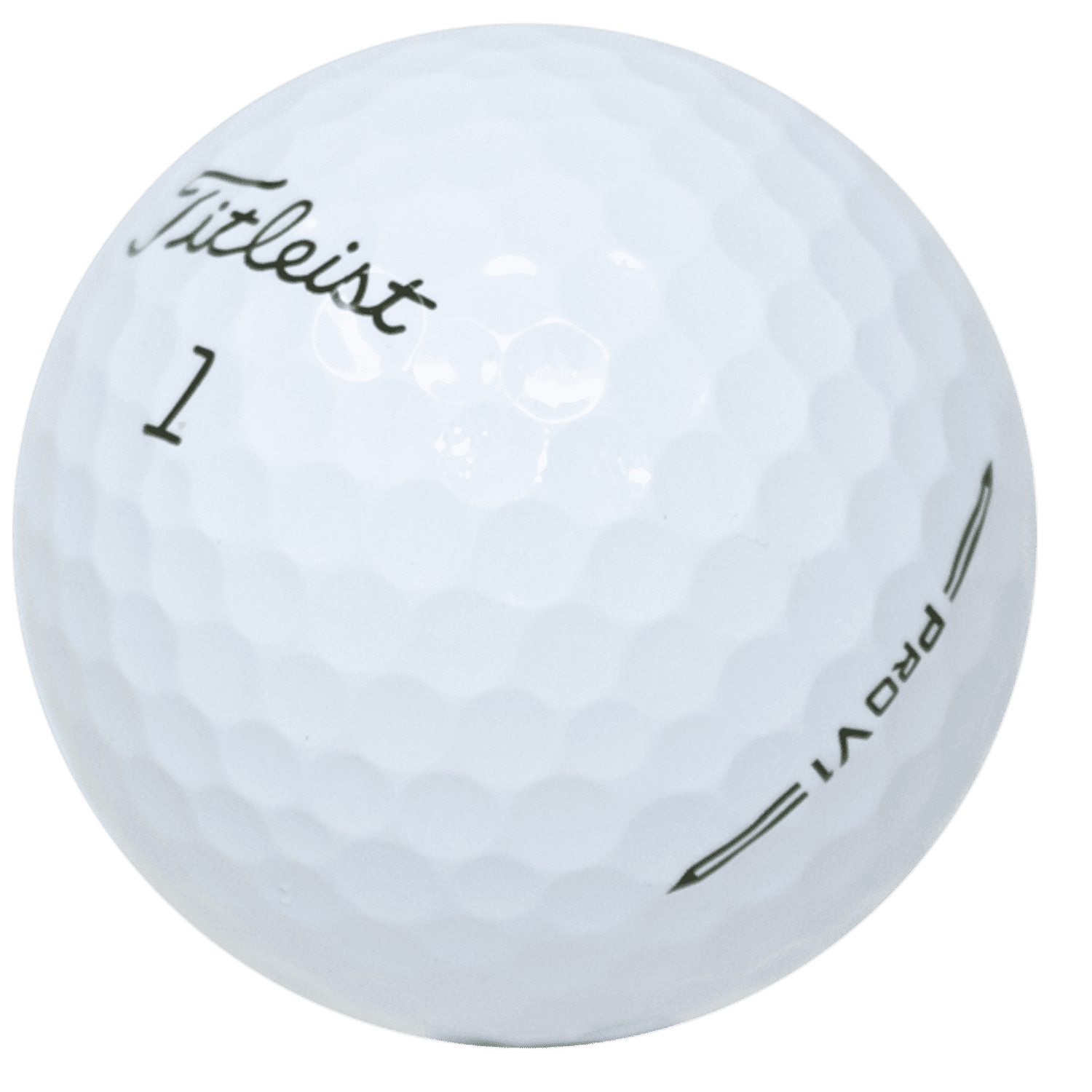 Pre-Owned 48 Titleist Pro V1 Golf Balls in Mint Condition, 2023 Year Model, No Logos, No Player Markings, Refinished Used Golf Balls, Quality Guaranteed, White