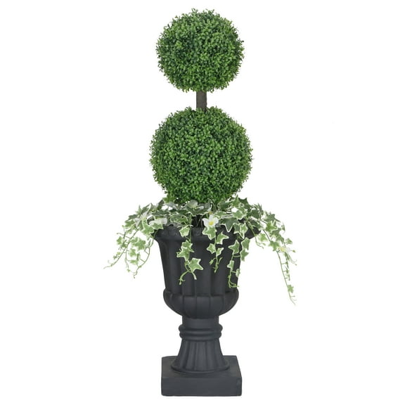 48" Topiary Boxwood Artificial Tree