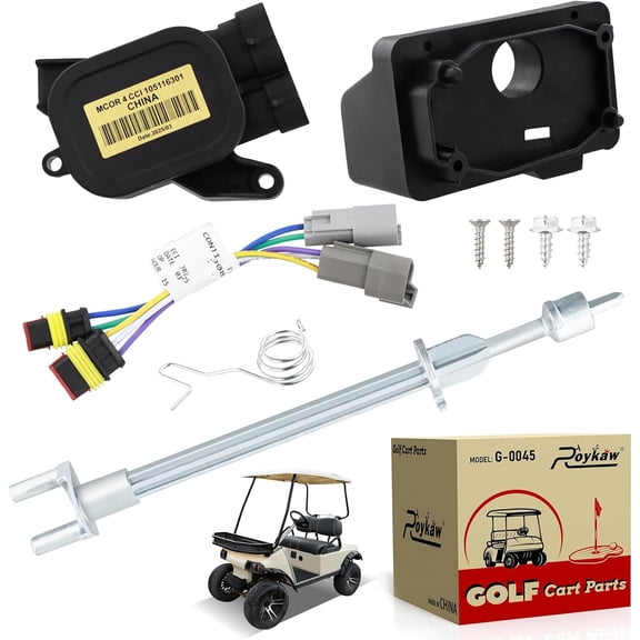 48 V Golf Cart MCOR 4 Throttle Potentiometer, MCOR 4 Conversion Kit Compatible with Club Car DS/Carryall 2001-2011 & Tempo 2018-up, Convert MCOR 1 to MCOR 4, OEM# 102101101, 103943601, AM293101