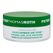 ($48 Value) Peter Thomas Roth Cucumber De Tox Hydra Gel Eye Patches 60 pcs