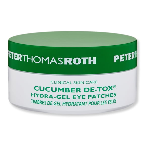 ($48 Value) Peter Thomas Roth Cucumber De Tox Hydra Gel Eye Patches 60 pcs