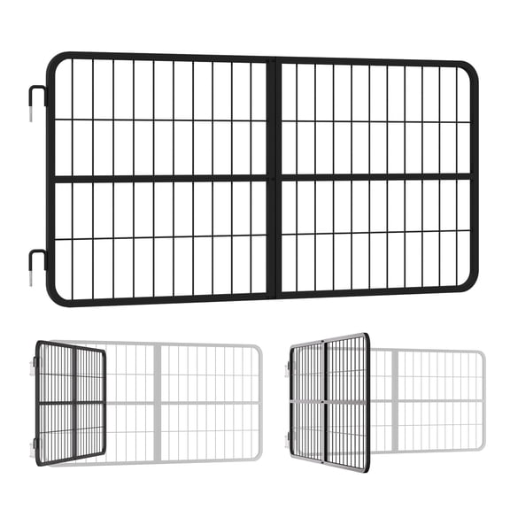 48" W×32" H Stall Guards for Horses, Horse Stall Gates, Heavy Duty Steel Yoke Design Fits Standard Barn Doorways