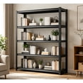 thumbnail image 1 of 48"W Garage Shelving Heavy Duty, 3030 lbs Storage Shelf, 5-Tier Adjustable Shelving Unit Metal Garage Storage Shelves for Basement, Commercial, Warehouse, Industrial, 72"H x 48"W x 24"D, 1 of 6