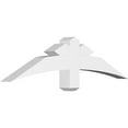 thumbnail image 1 of 48"W x 12"H x 4"D x 4"F, 6/12 Pitch, Alberta Architectural Grade PVC Gable Bracket, 1 of 8
