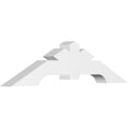 thumbnail image 1 of 48"W x 12"H x 4"D x 4"F, 6/12 Pitch, Vanguard Architectural Grade PVC Gable Bracket, 1 of 8