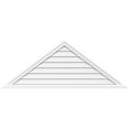 thumbnail image 1 of 48"W x 14"H Triangle Surface Mount PVC Gable Vent 7/12 Pitch: Non-Functional, w/ 2"W x 2"P Brickmould Sill Frame, 1 of 13