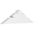 thumbnail image 1 of 48"W x 14"H x 4"D x 6"F, 7/12 Pitch, Saratoga Architectural Grade PVC Gable Bracket, 1 of 8