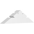 thumbnail image 1 of 48"W x 14"H x 6"D x 6"F, 7/12 Pitch, Saratoga Architectural Grade PVC Gable Bracket, 1 of 8