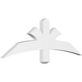 thumbnail image 1 of 48"W x 16"H x 2"D x 4"F, 8/12 Pitch, Davenport Architectural Grade PVC Gable Bracket, 1 of 8