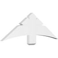 thumbnail image 1 of 48"W x 16"H x 2"D x 6"F, 8/12 Pitch, Davenport Architectural Grade PVC Gable Bracket, 1 of 8