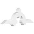thumbnail image 1 of 48"W x 16"H x 4"D x 4"F, 8/12 Pitch, Ericson Architectural Grade PVC Gable Bracket, 1 of 8