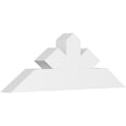 thumbnail image 1 of 48"W x 16"H x 4"D x 6"F, 8/12 Pitch, Saratoga Architectural Grade PVC Gable Bracket, 1 of 8
